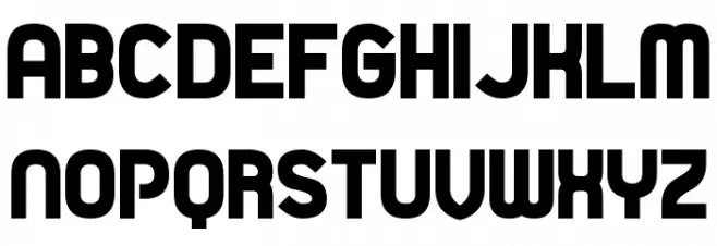 Drowsy Font UPPERCASE