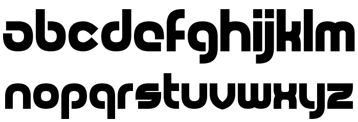 Drowsy Font LOWERCASE