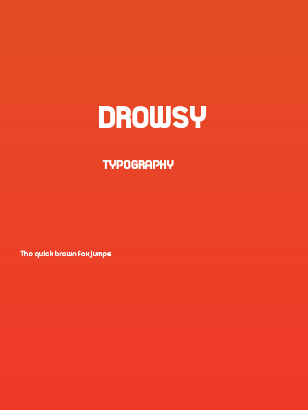 Drowsy Poster