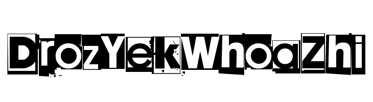 Droz Yek Whoa Zhi  Fuentes Gratis Descargar