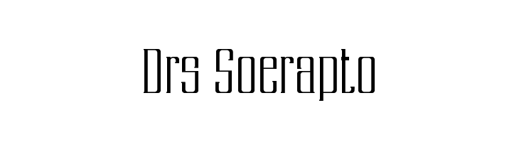 Drs Soerapto  font caratteri gratis