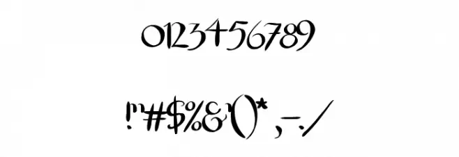 Druchilla Font OTHER CHARS