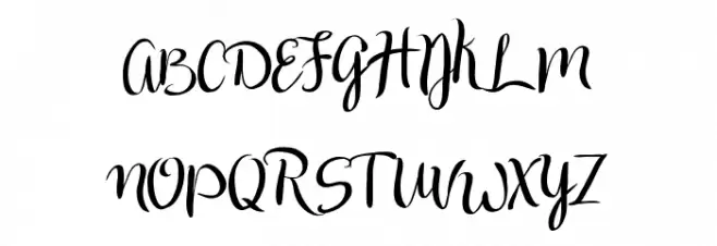 Druchilla Шрифта ВЕРХНИЙ