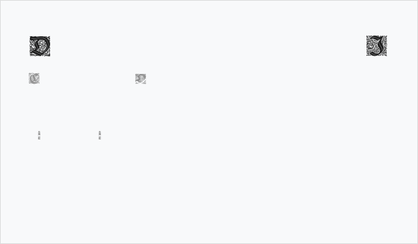 Druckschrift-Initialen Business Card