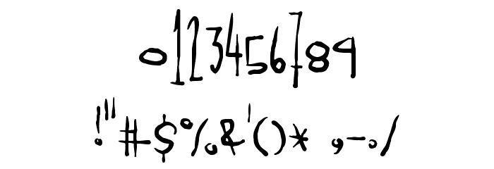 Drugpusher Font OTHER CHARS