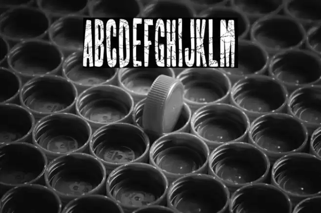 Drugs & Trap Font examples