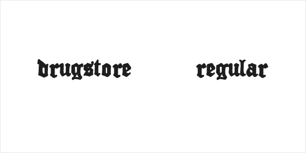 Drugstore  Regular Logo