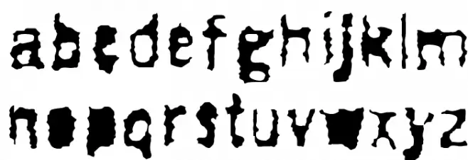 Drugstore_Waltz Schriftart Kleinbuchstaben