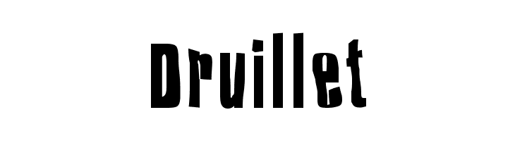 Druillet  Descarca Fonturi Gratis