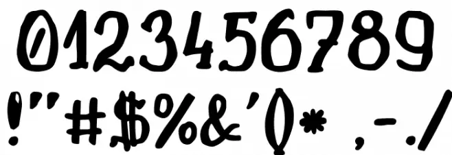 Drukaatie burti pustrekni फ़ॉन्ट अन्य घर का काम