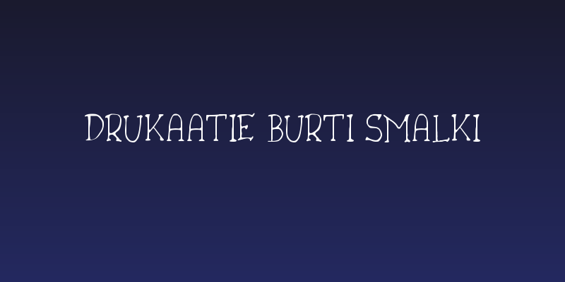 Drukaatie burti smalki Social Header