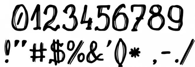 Drukaatie burti Font OTHER CHARS