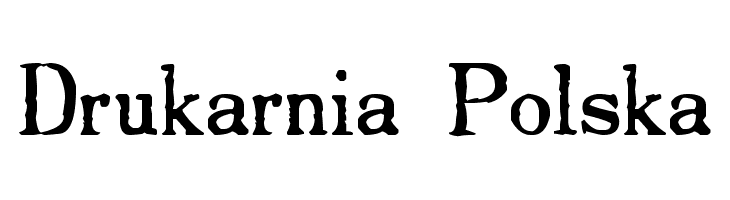 Drukarnia Polska Font - FFonts.net