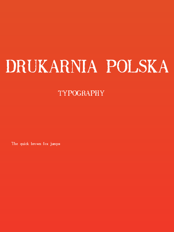 Drukarnia Polska Poster