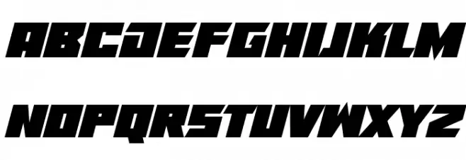 Drum N Bass 22 Italic Schriftart Groß