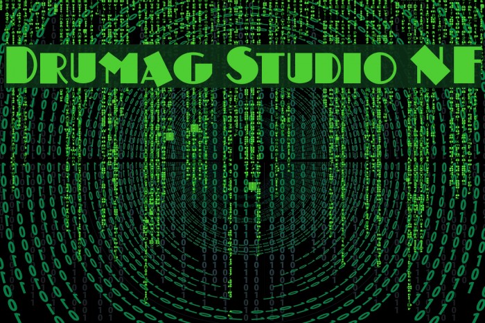Drumag Studio NF Font examples