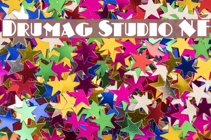 Drumag Studio NF Font examples