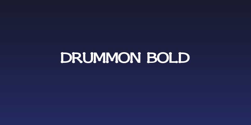 Drummon Bold Social Header