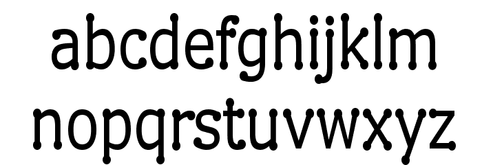 Drummon Narrow Font LOWERCASE