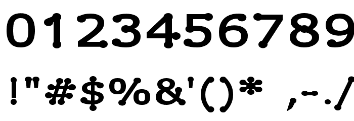 Drummon SemiBold Font OTHER CHARS