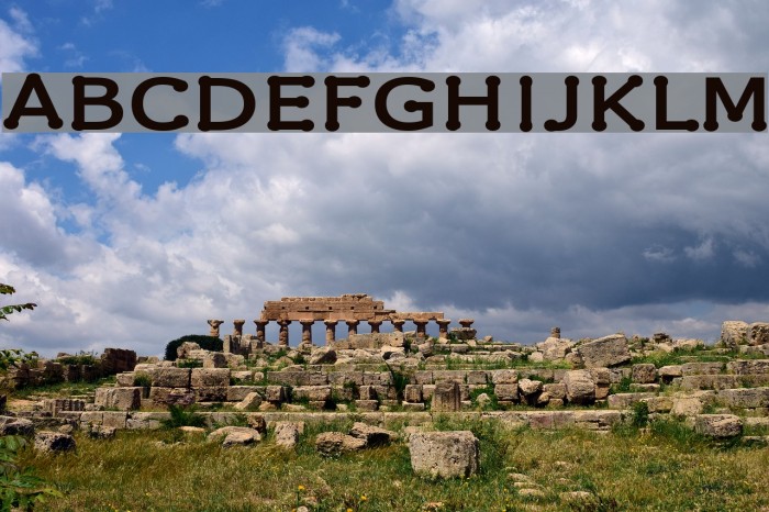 Drummon SemiBold Font examples