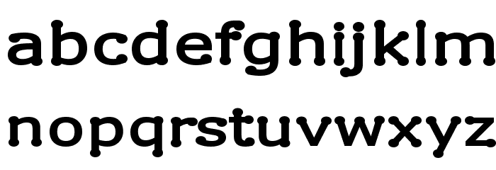 Drummon SemiBold Font LOWERCASE
