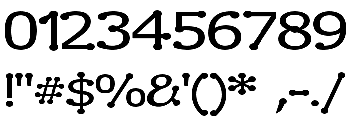 Drummon Font OTHER CHARS