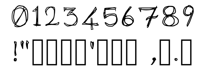 Drunk Gentleman Regular Font OTHER CHARS