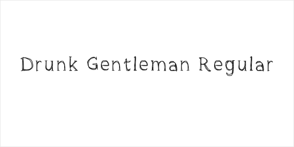 Drunk Gentleman Regular Logo