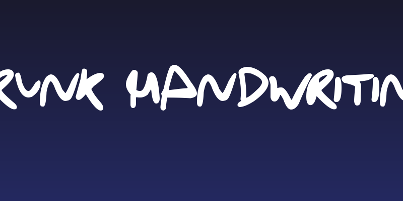 Drunk Handwriting Social Header