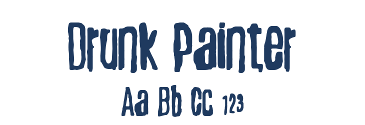 Drunk Painter Font Preview