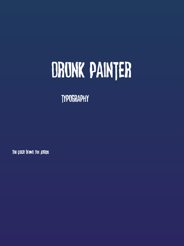 Drunk Painter Poster