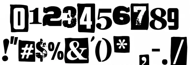 Drunk & Proud Font OTHER CHARS