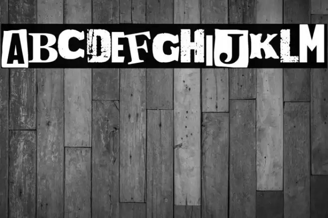 Drunk & Proud Font examples