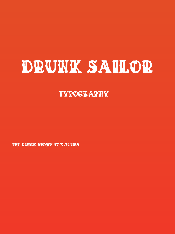 Drunk Sailor Poster