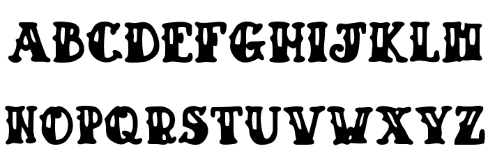 Drunk Sailor Font LOWERCASE