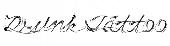 Drunk Tattoo  免费字体下载