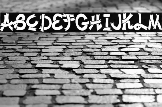 Drunk in Japan! Font examples