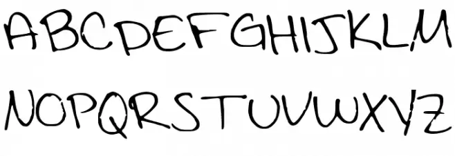 DrunkSharpieThin Шрифта ВЕРХНИЙ