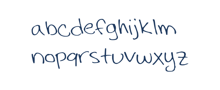 DrunkSharpieThin Lowercase