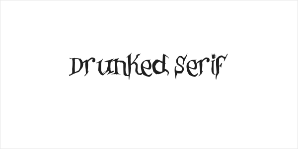 Drunked Serif Logo