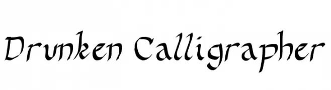 Drunken Calligrapher  لخطوط تنزيل