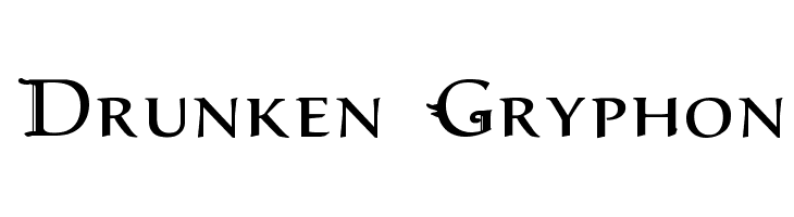 Drunken Gryphon  font caratteri gratis