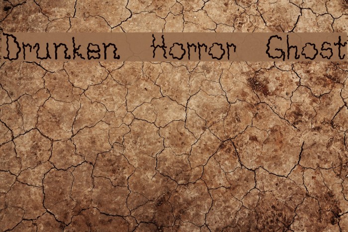 Drunken Horror Ghost Font examples