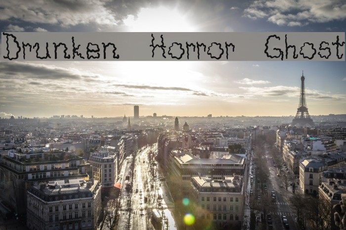 Drunken Horror Ghost Font examples