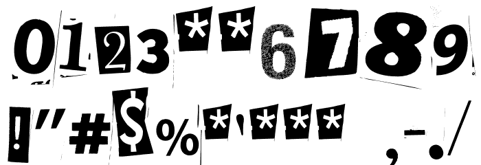 Drunken Hour DEMO Regular Font OTHER CHARS