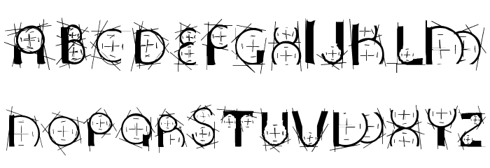 DrunkenATF SemiBold Font LOWERCASE