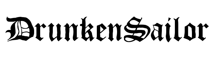 DrunkenSailor Font