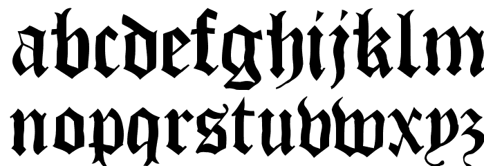 DrunkenSailor Font LOWERCASE