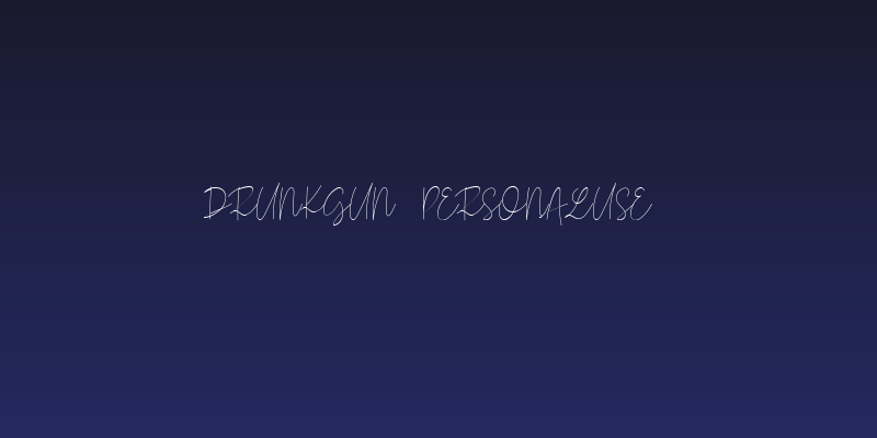 Drunkgun [ PersonalUse ] Social Header